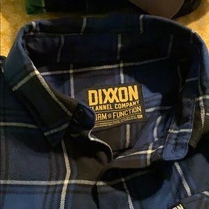 Never worn Dixxon Blue & Black Flannel XL